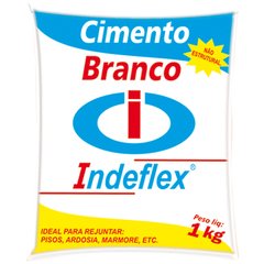 CIMENTO BRANCO INDEFLEX 1KG