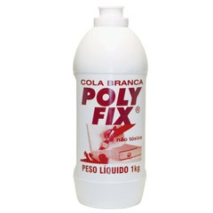 COLA BRANCA POLYFIX 1KG PULVITEC