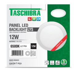 LUMINARIA LED EMB RED 12W 6500K 16,5CM TASCHIBRA