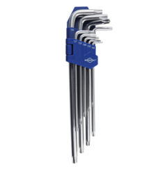 CHAVE TORX BRASFORT T10AT50 LONGA COM 09 PECAS 7836