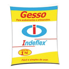 GESSO BRANCO LENTO INDEFLEX 1KG