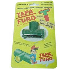 TAPA FURO TEE LL P/CANO B 3/4