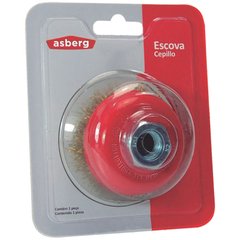 ESCOVA ACO ASBERG COPO ONDULADO 65