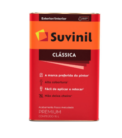 TINTA CLASSIC PVA BRANCO NEVE 18L SUVINIL