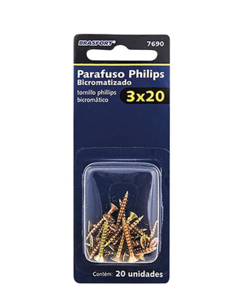 PARAF PHILIPS BICROM. 3,0X20 CARTELA C/20