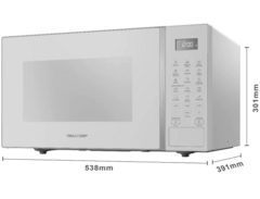 FORNO MICROONDAS BRANCO BRASTEMP BMS46AB 32L 220V - comprar online