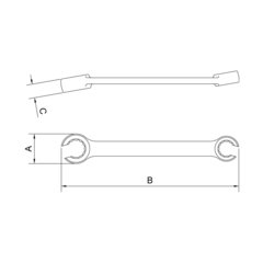 CHAVE POLIGONAL 17X19MM 44635/107  TRAMONTINA