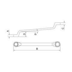 CHAVE ESTRELA 1/2X9/16 44640/102  TRAMONTINA