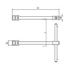 CHAVE T 17MM 44716/017  TRAMONTINA