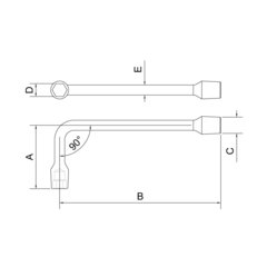 CHAVE BIELA 18MM 44720/118  TRAMONTINA