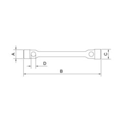 CHAVE DE RODA 32X33 MM 44740/004  TRAMONTINA