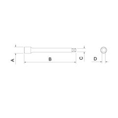 EXTENSAO 3/8 - 5" 44821/105 TRAMONTINA - comprar online