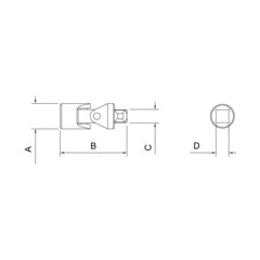 JUNTA UNIVERSAL 3/8 44823/101 TRAMONTINA - comprar online