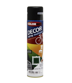 SPRAY COLORGIN DECOR PR.FOSCO 360ML8711