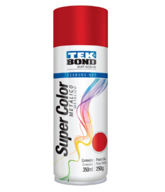 SPRAY TEKBOND VERMELHO METALICO 350ML