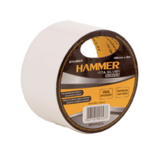 FITA ADESIVA SILVER TAPE HAMMER 48X 5MT BRANCA