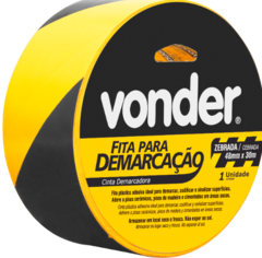 FITA ADESIVA DEMARCACAO 48MM X 30M ZEBRAD VONDER