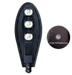 LUMINARIA PUBLICA LED 150W 6500K COB POSTE PETALA C/ FOTOCELULA