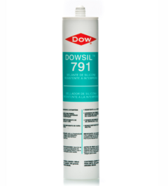 SELANTE SILICONE DOWSIL 791 ALUMÍNIO 300ML DOW CORNING