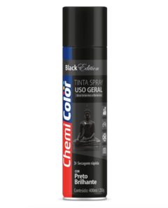 SPRAY CHEMICOLOR PRETO BRILH.400ML 0092