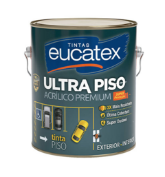 TINTA EUCATEX ACR PISO GL 3,6L PRETO