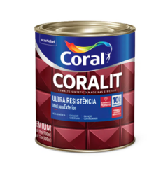 ESMALTE CORALIT ALTO BRILHO PRETO 3,6GL CORAL