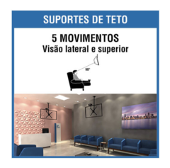 SUPORTE TV LED BRASFORMA TETO 10A50-P150 na internet