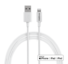 CABO USB LIGHTNING 1,2M BRANCO EUAL 12PB INTELBRAS