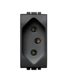 CJ TOMADA 2P+T 10A PRETO SL4165S LIVING LIGTH C/ PL E SUP BTICINO na internet