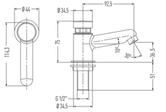 TORN MET. LAV.DOCOLMATIC COMPACT MESA DOCOL 17160606 na internet