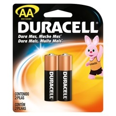 PILHA ALCALINA DURACELL PEQ.AA2 C/2