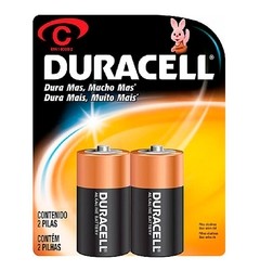 PILHA ALCALINA DURACELL MEDIA C