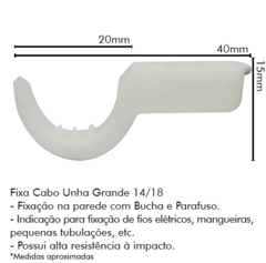 FIXA CABO UNHA 14X18 GD C100 SFOR