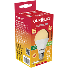 LAMP CONTROLED OUROLUX DIMERIZAVEL 9W 2,7K