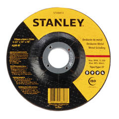 DISCO DESBASTE 4.1/2X7/8X6.0 STANLEY