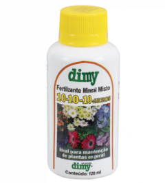 ADUBO FERTILIZANTE 10x10x10 LIQ DIMY 120ML