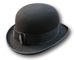 Chapéu chaplin preto