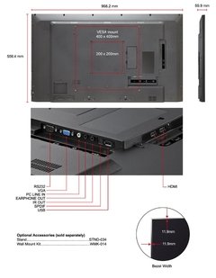 LED Full HD de 43'' ViewSonic en internet