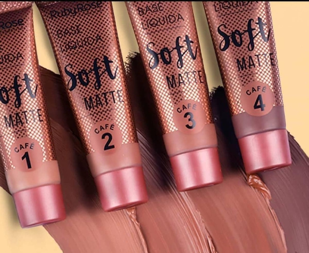 Base Liquida Soft Matte Ruby Rose - CF Makeup - Comprar maquiagens e  acessórios pelo menor preço.