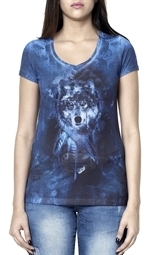 T-SHIRT FEMININA M/C CLÁSSICA AZUL REF.4115-0031-1 - comprar online