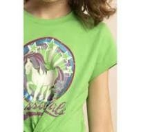 T-SHIRT INFANTIL FEMININA TASSA VERDE CLASSIC -cod:9567 - comprar online