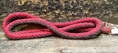 Imagem do Rédea De Lã Grossa Trançada Com Argola Inox - Cod 13403