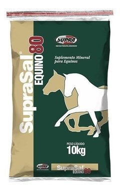Sal Mineral Para Cavalos - Suprasal Equino 80 Sc 10 Kg - Supra