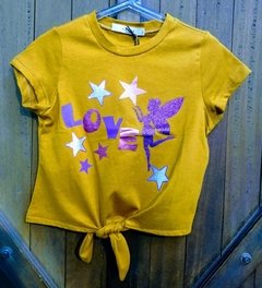T-Shirt Infantil Comfort Ocre Tassa Ref.4483 - Cod:15460