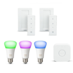 Kit Philips Hue White And Color Ambiance + 2 Switch