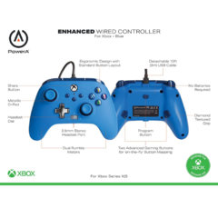 Joystick PowerA Xbox Azul - Anywhere Tienda 