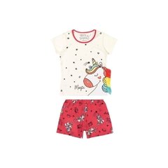 Pijama Infantil Feminino Curto Blusa e Shorts Elian - Ref: 13001_2037