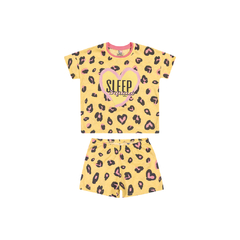 Pijama Infantil Feminino Blusa e Short Elian - Ref: 13043_3034 - comprar online
