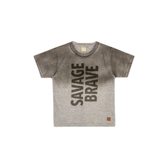 Camiseta Infantil Masculina Verão Cinza Colorittá - Ref: 172424_8021