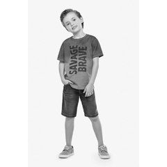 Camiseta Infantil Masculina Verão Cinza Colorittá - Ref: 172424_8021 na internet